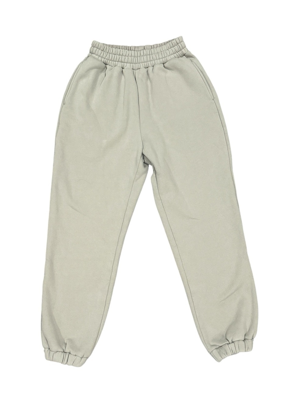 Comfrt Beige Tan Fleece Sweatpant Joggers Size Small